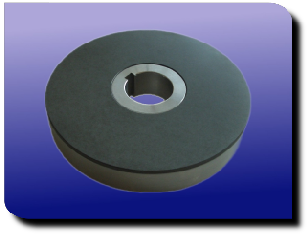 Thrust disc with compound